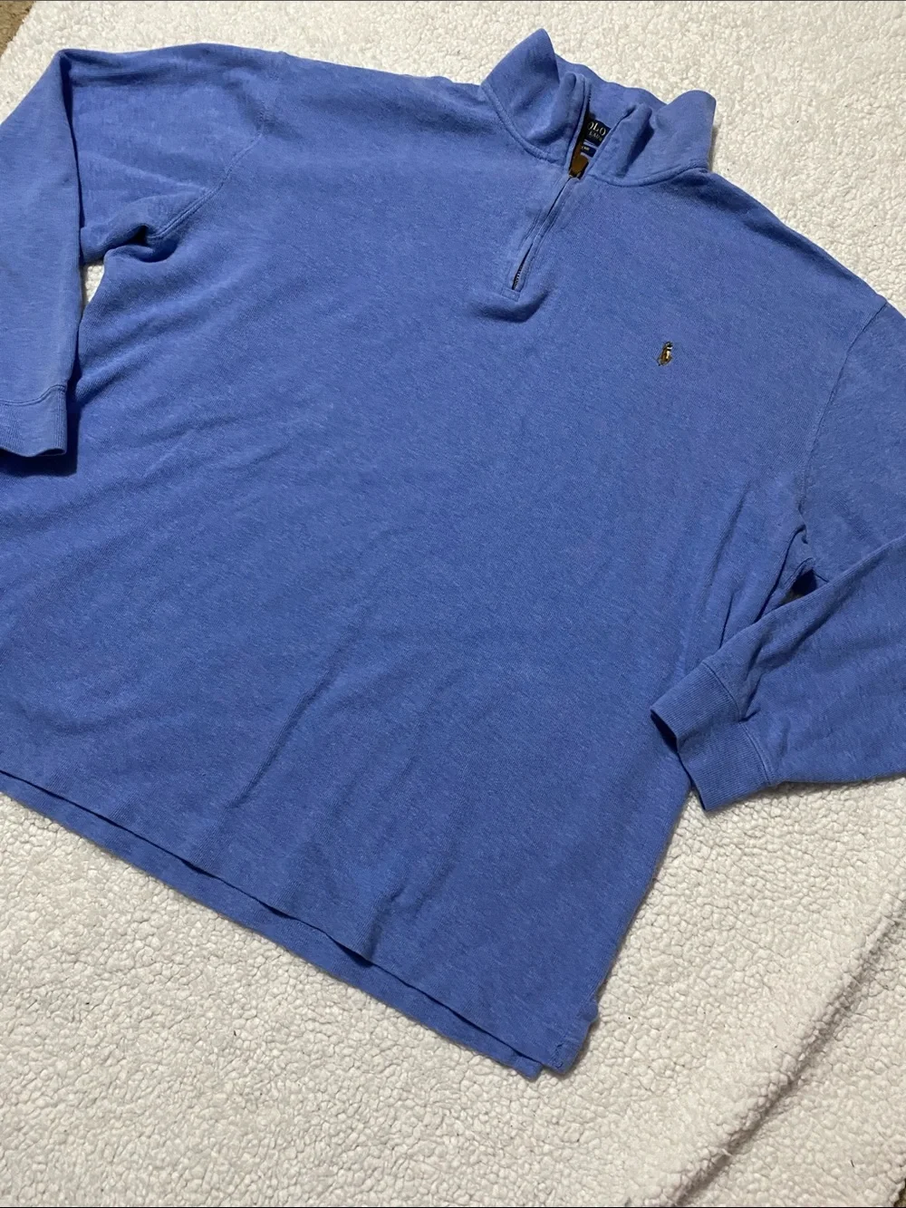 Polo Ralph Lauren  1/4 Zip Pullover long sleeve shirt men’s size XL Tall